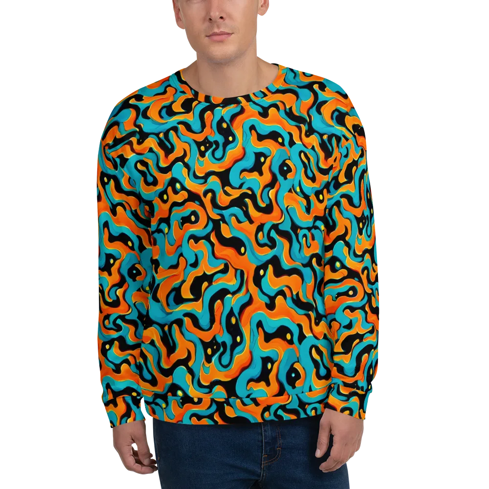 Voltage Wave on Sweatshirt — Front