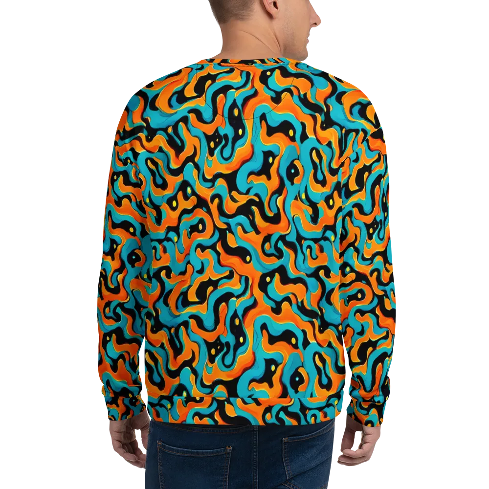 Voltage Wave on Sweatshirt — Back