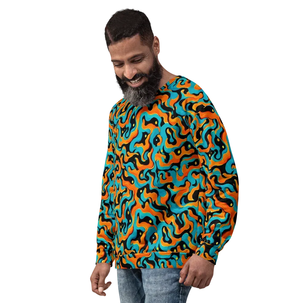 Voltage Wave on Sweatshirt — Left Front