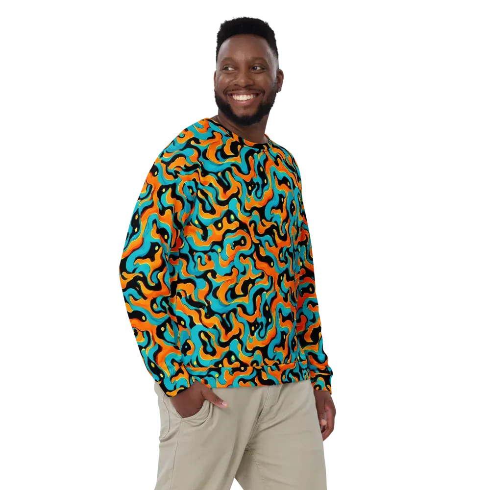 Voltage Wave on Sweatshirt — Front
