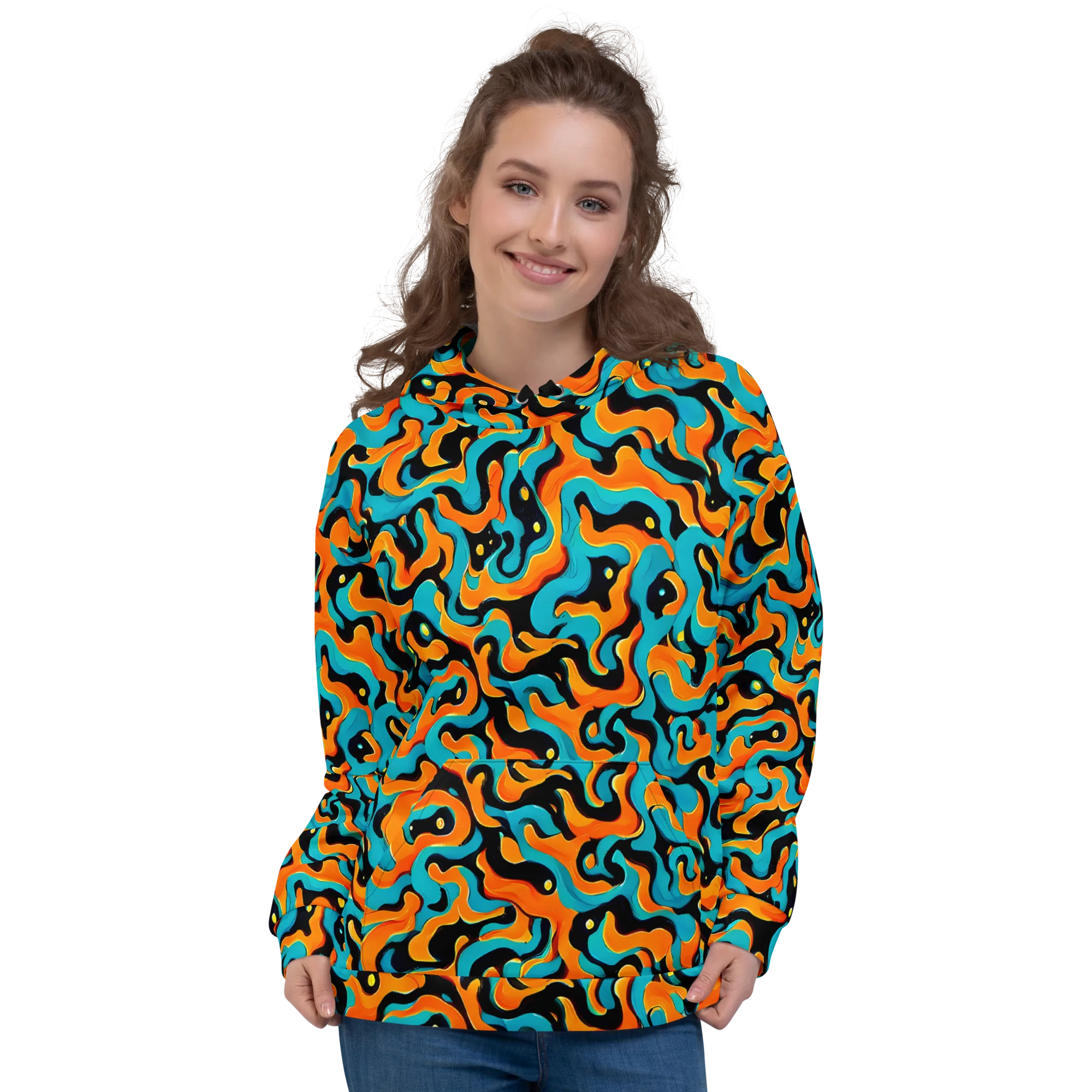 Voltage Wave on Hoodie — Front