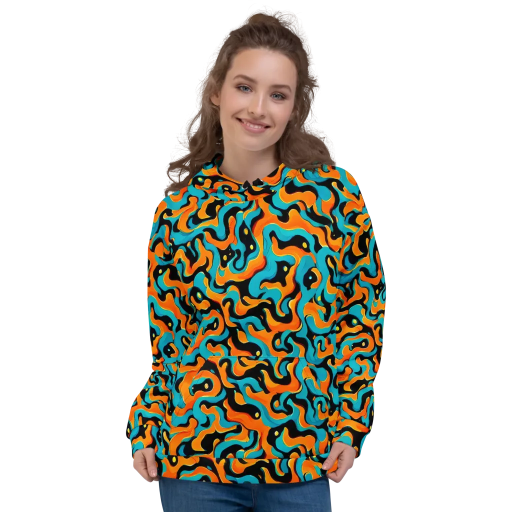 Voltage Wave on Hoodie — Front