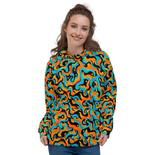 Voltage Wave on a Hoodie
