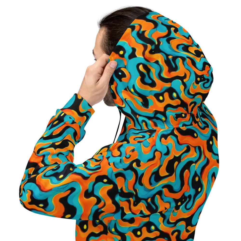 Voltage Wave on Hoodie — Back