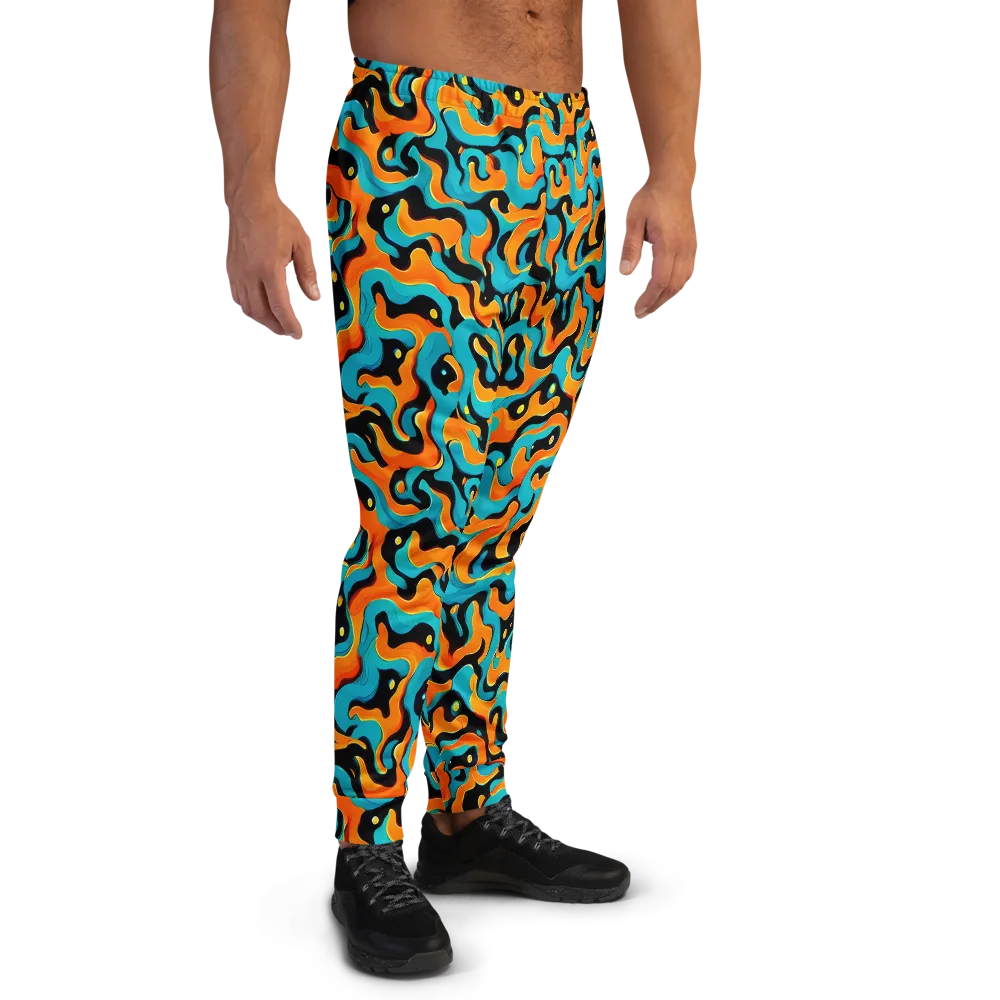 Voltage Wave on Men's Joggers — Right