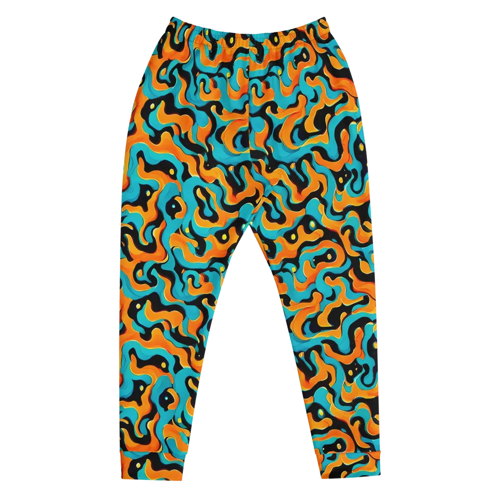 Voltage Wave on Men's Joggers — Front