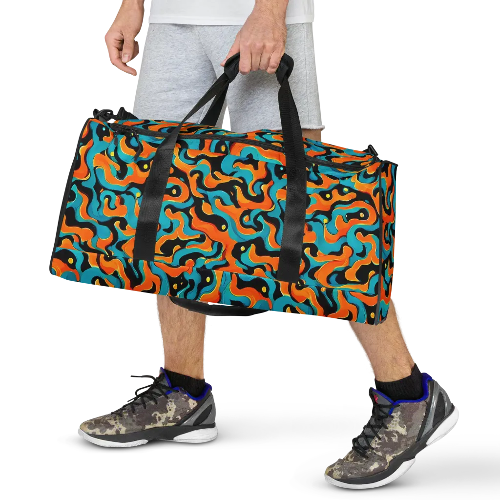 Voltage Wave on Duffle Bag — Front