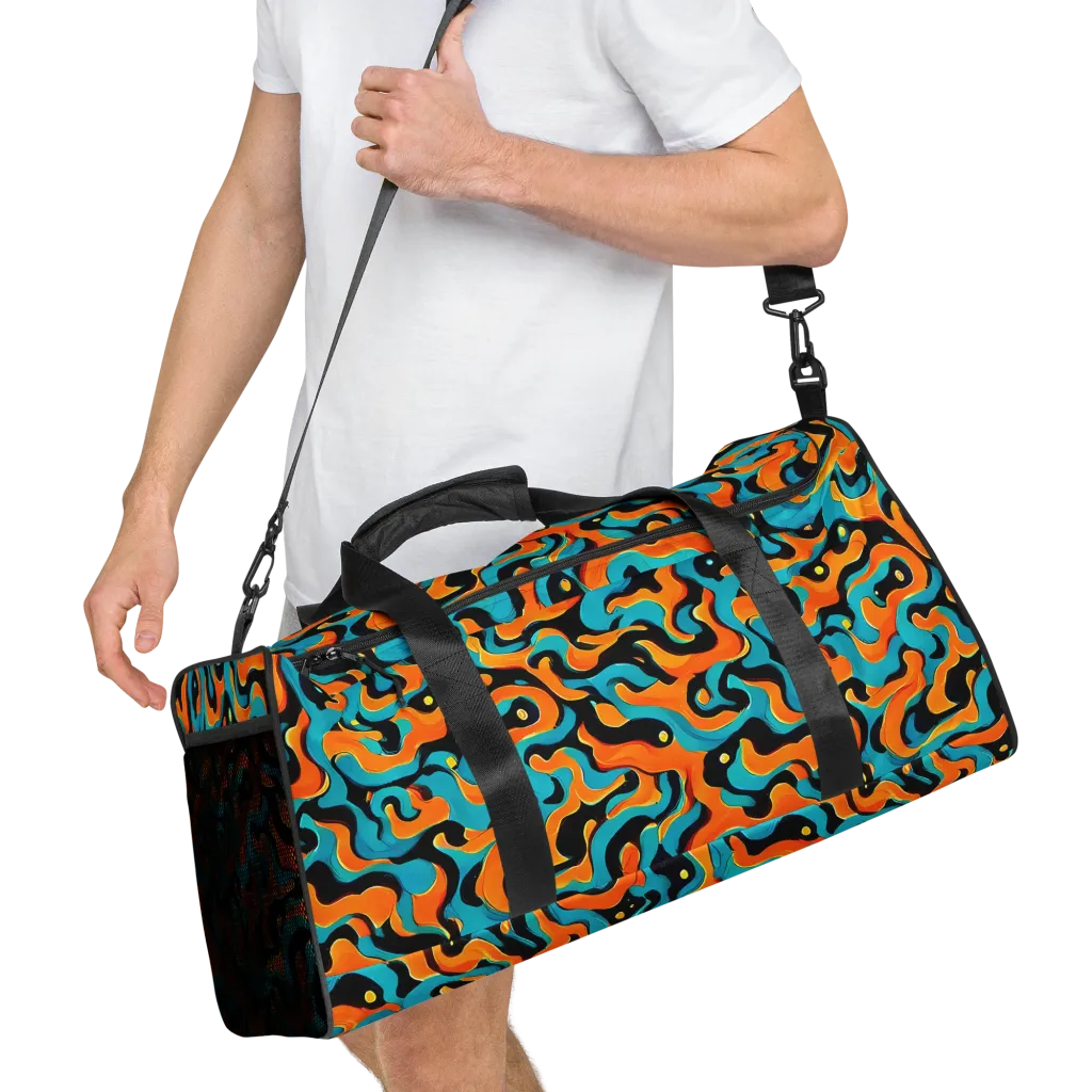 Voltage Wave on Duffle Bag — Right Front