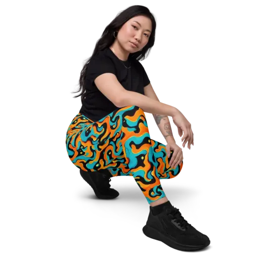 Voltage Wave on a Leggings with Pockets