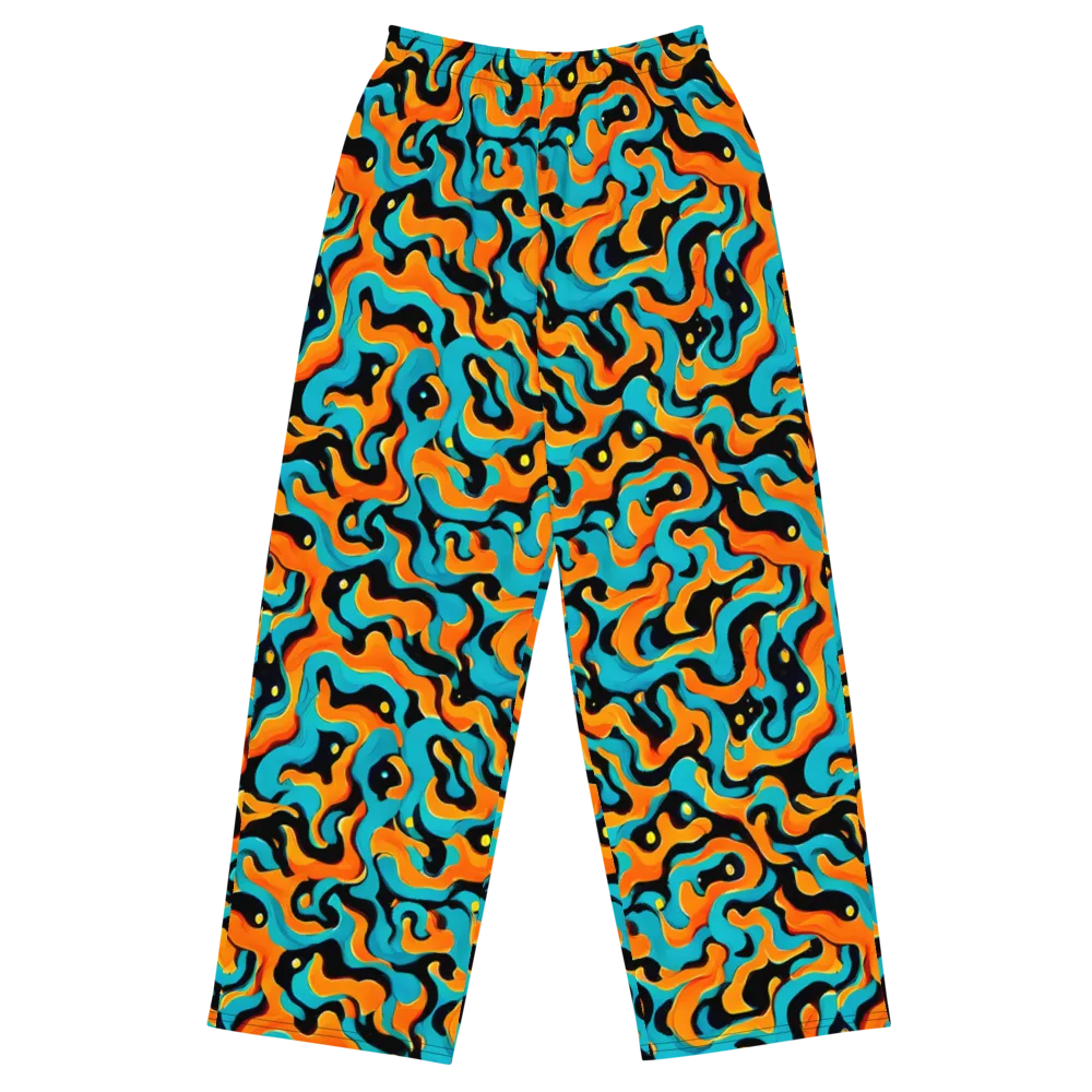 Voltage Wave on Wide-Leg Pants — Front
