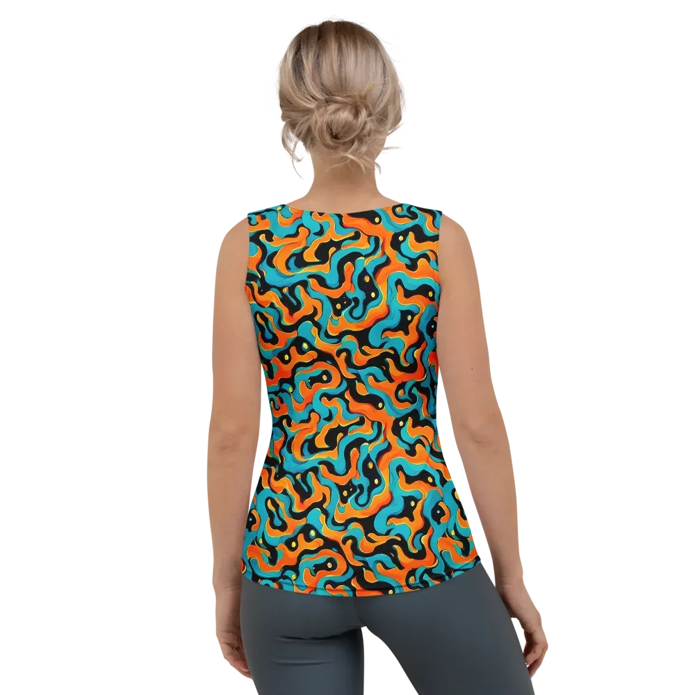 Voltage Wave on Women's Tank Top — Back