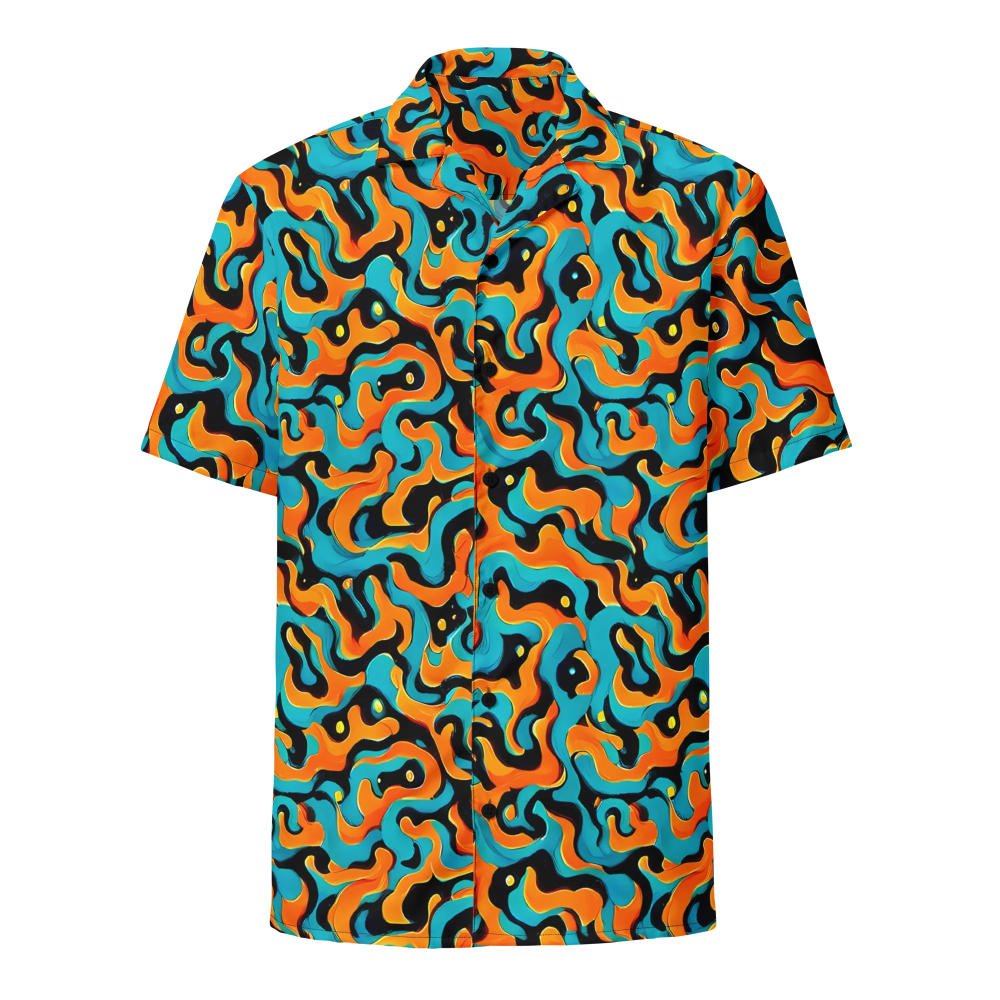 Voltage Wave on Button Shirt — Front