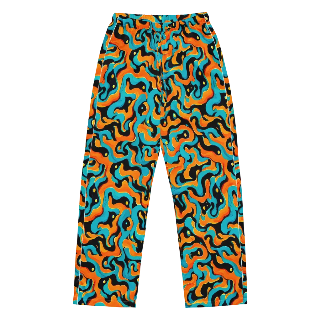 Voltage Wave on Women's Pajama Pants — Front