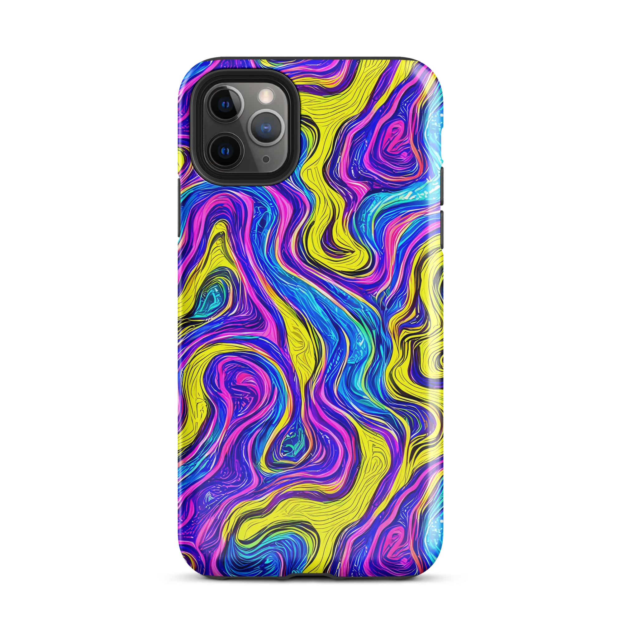 Vivid Whirl on Tough Case for iPhone® — Front