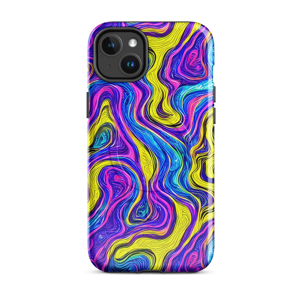 Vivid Whirl on MagSafe Tough Case for iPhone® — Front