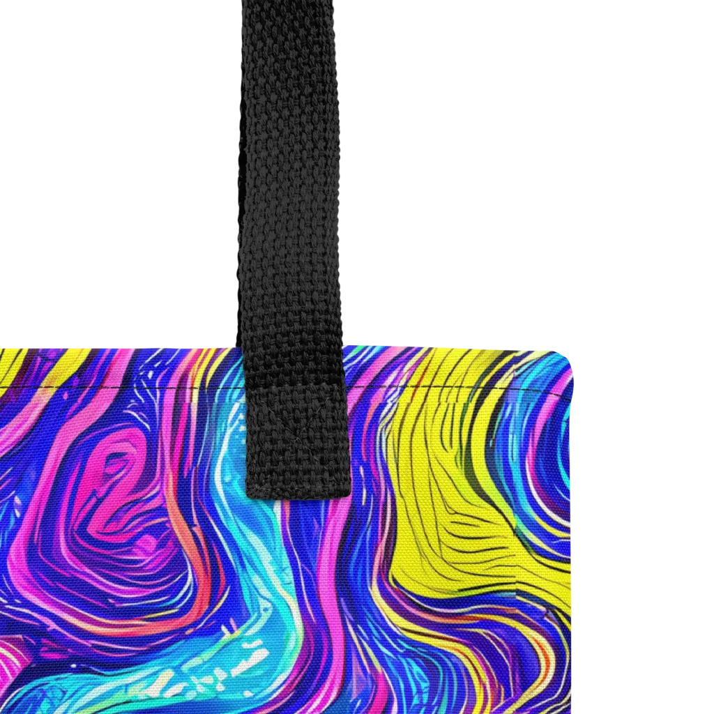 Vivid Whirl on Tote Bag — Product details