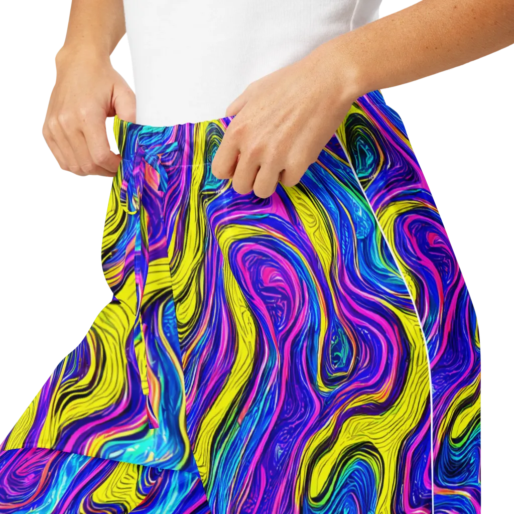 Vivid Whirl on Women's Pajama Pants — Product details