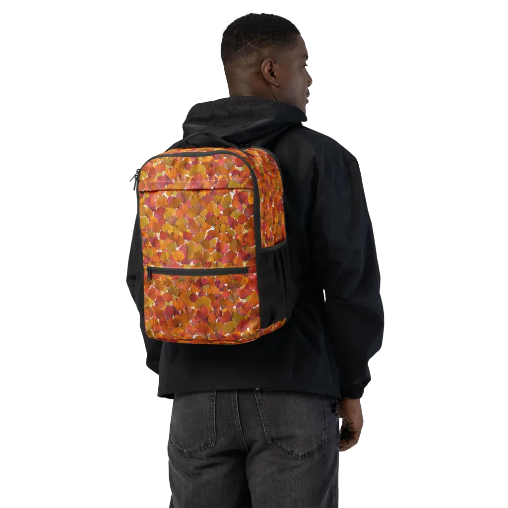 Autumn Fanfall on Utility Backpack — Back