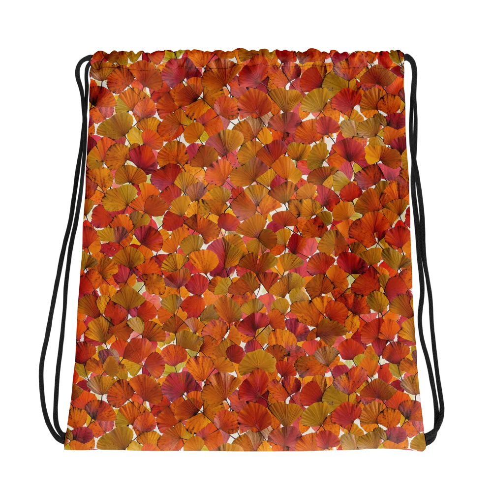 Autumn Fanfall on Drawstring Bag — Photo