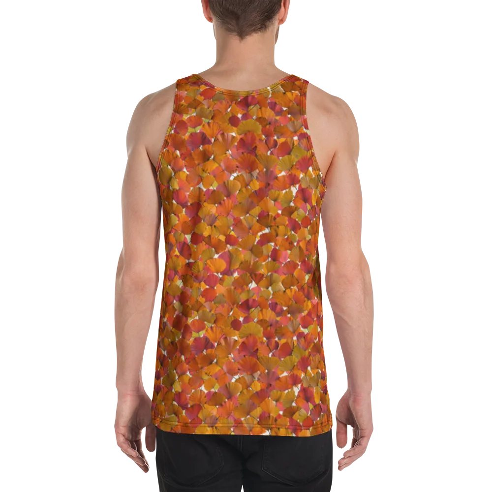 Autumn Fanfall on Men's Tank Top — Back