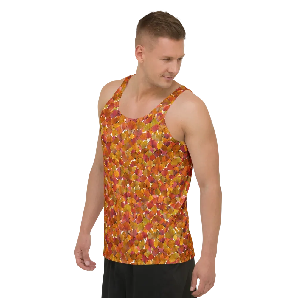 Autumn Fanfall on Men's Tank Top — Left Front