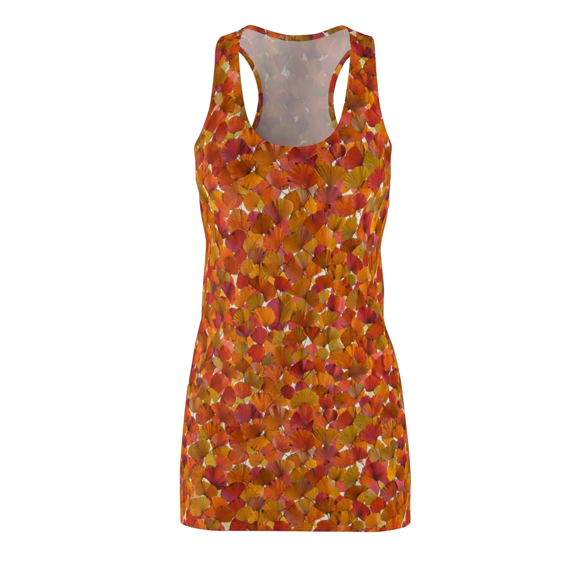 Autumn Fanfall on Racerback Dress — Front