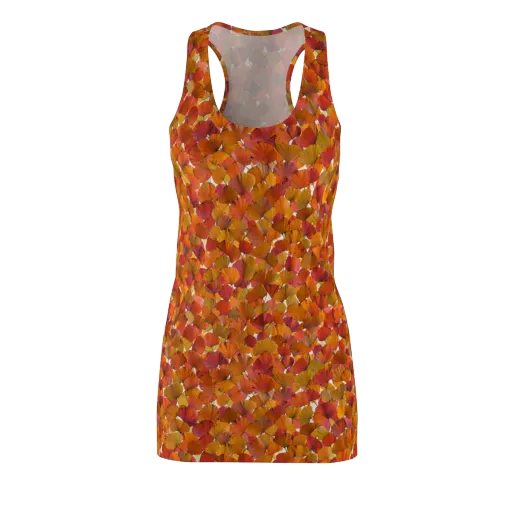 Autumn Fanfall on a Racerback Dress
