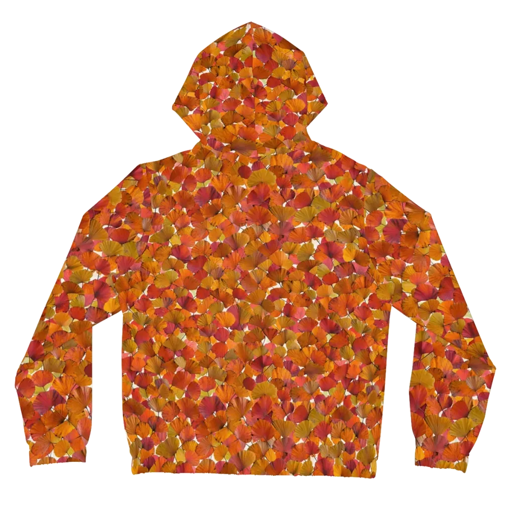 Autumn Fanfall on Women's Full-Zip Hoodie — Back