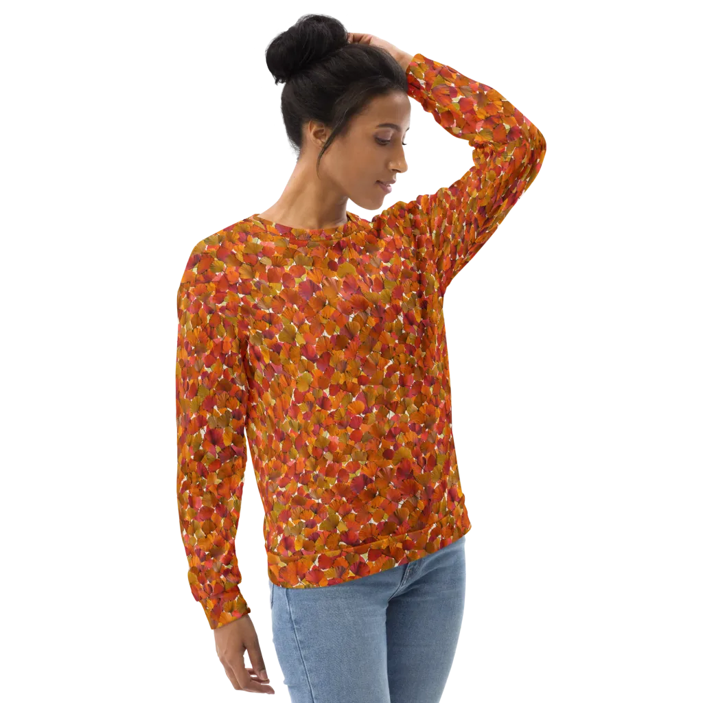 Autumn Fanfall on Sweatshirt — Right Front