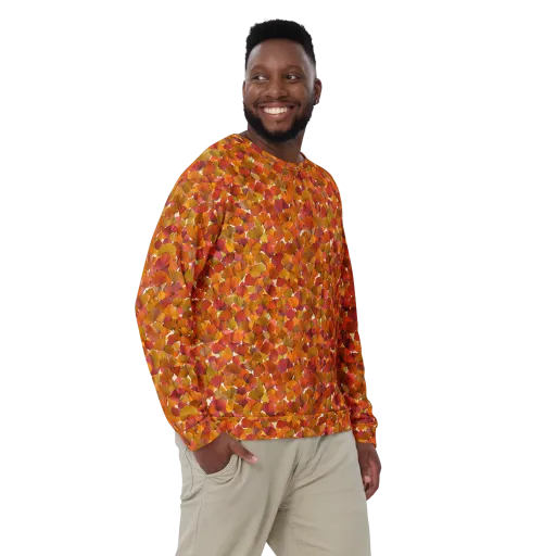 Autumn Fanfall on a Sweatshirt