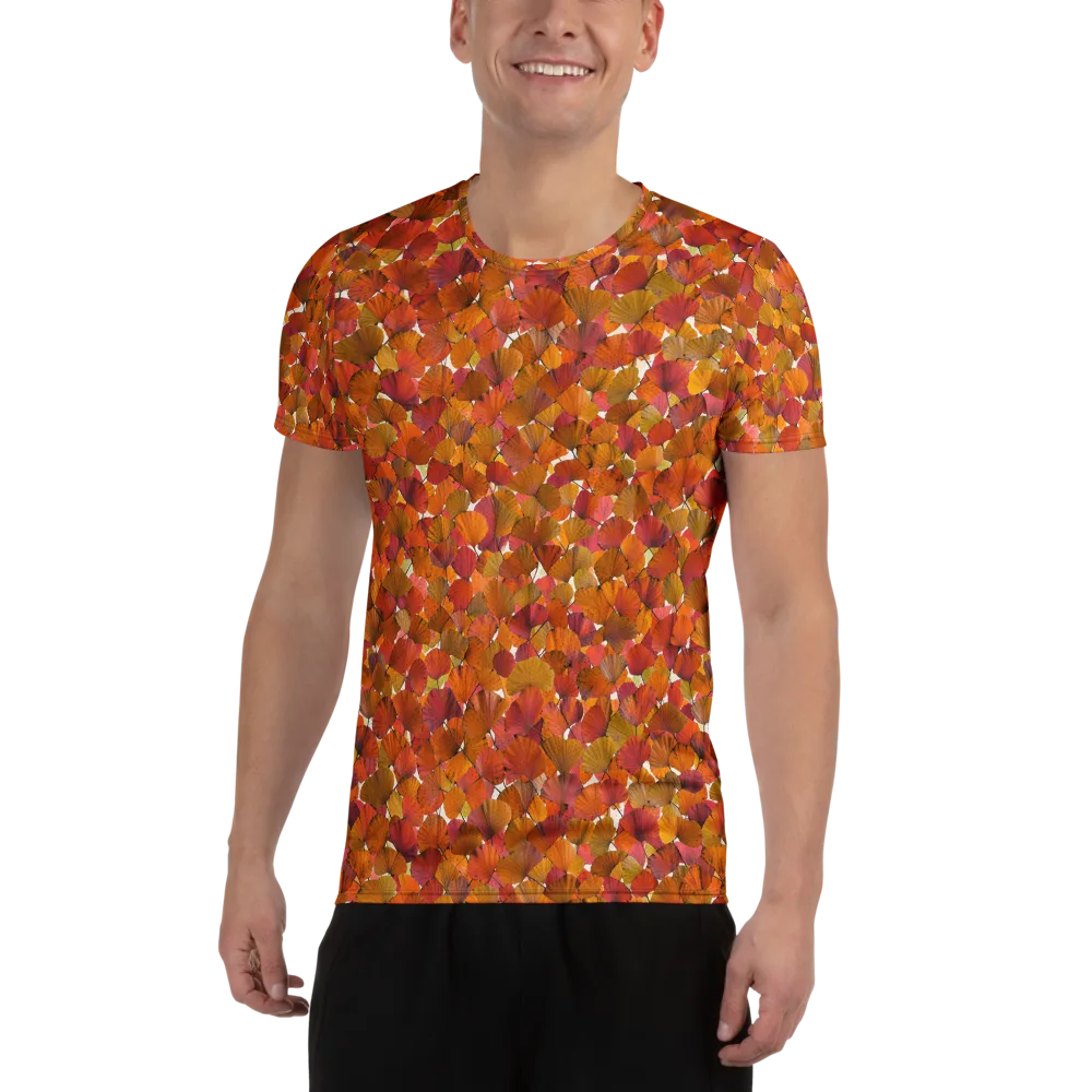 Autumn Fanfall on Men's Athletic T-Shirt — Front