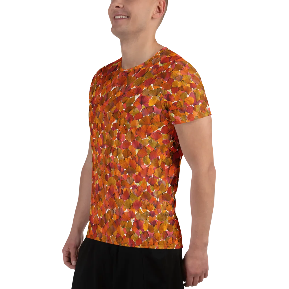 Autumn Fanfall on Men's Athletic T-Shirt — Left