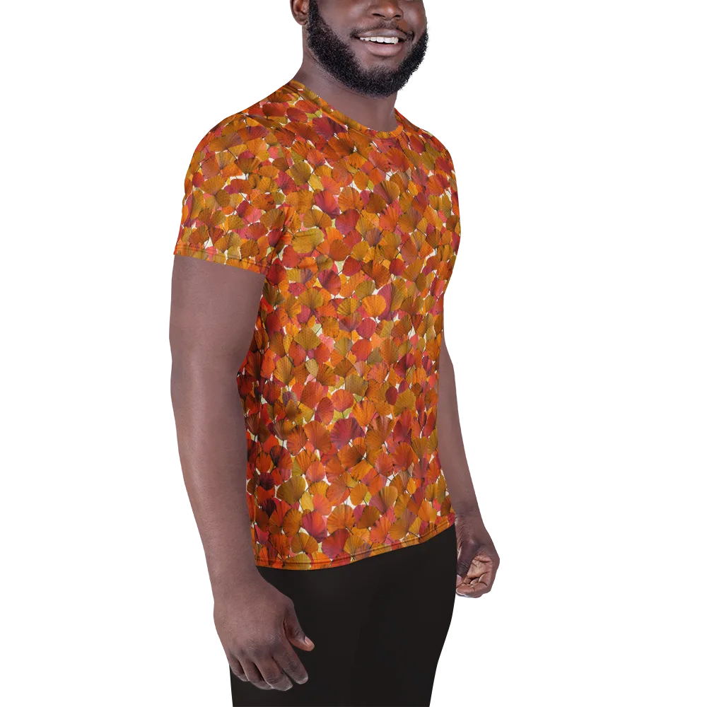 Autumn Fanfall on Men's Athletic T-Shirt — Right
