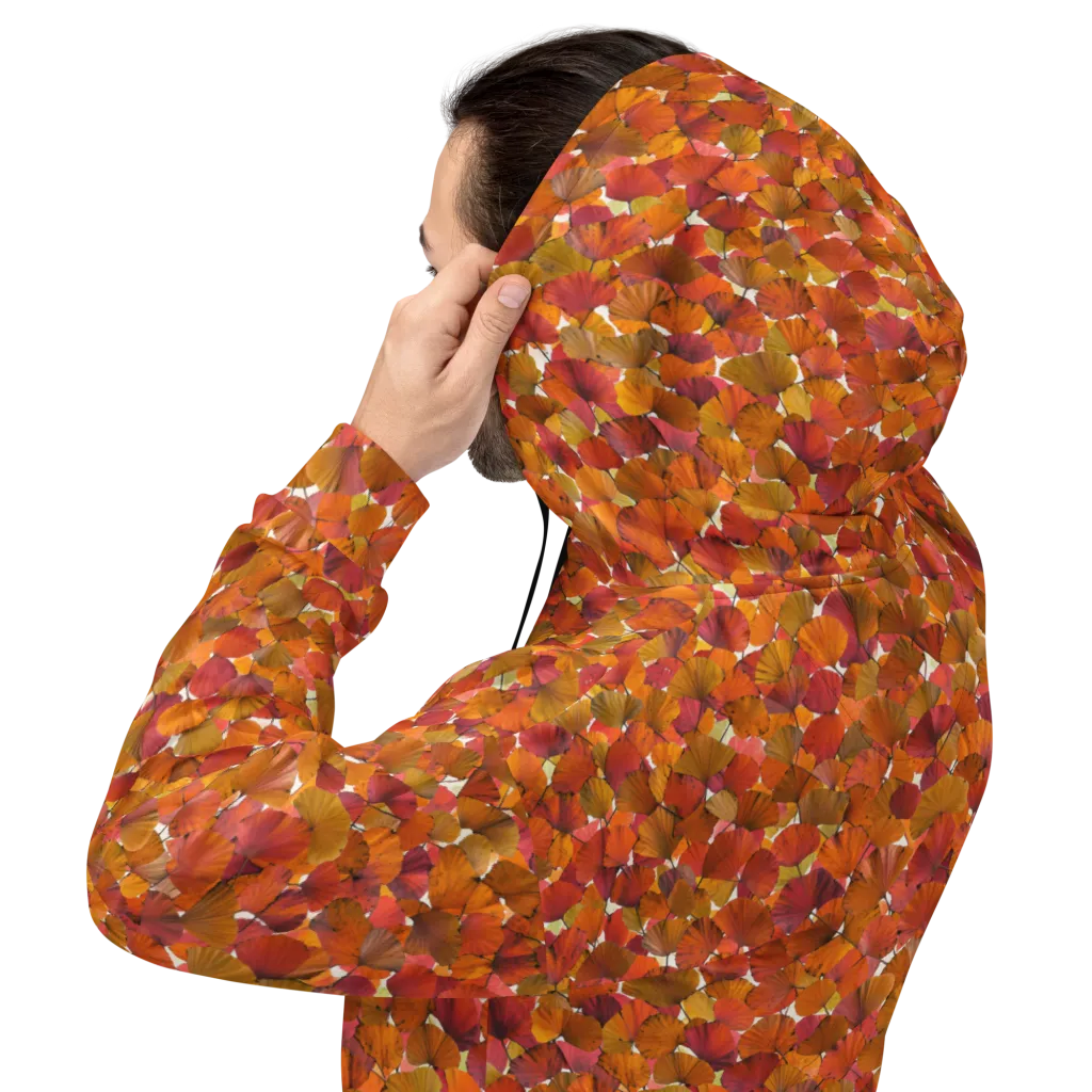 Autumn Fanfall on Hoodie — Back