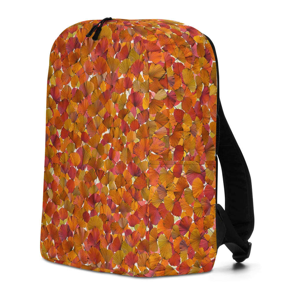 Autumn Fanfall on Minimalist Backpack — Left