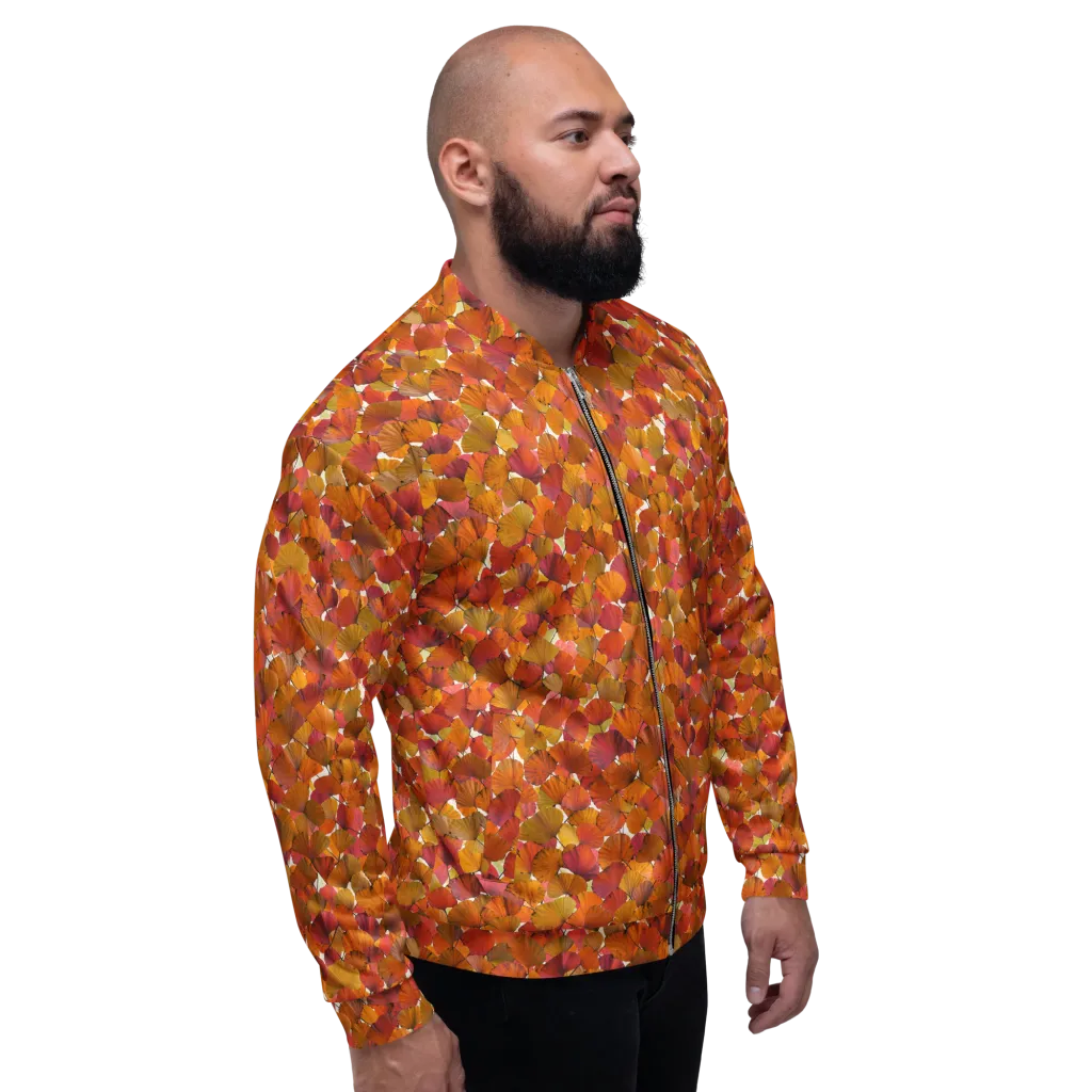 Autumn Fanfall on Bomber Jacket — Right