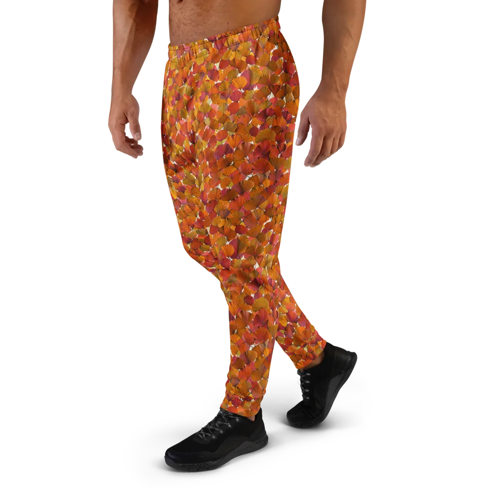 Autumn Fanfall on Men's Joggers — Left