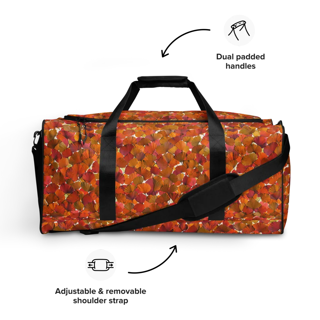 Autumn Fanfall on Duffle Bag — Front