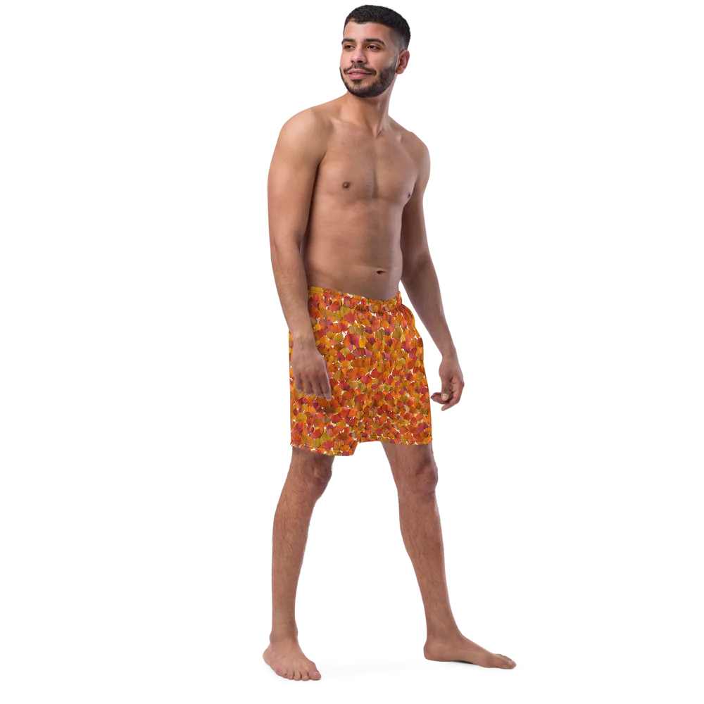 Autumn Fanfall on Swim Trunks — Right Front