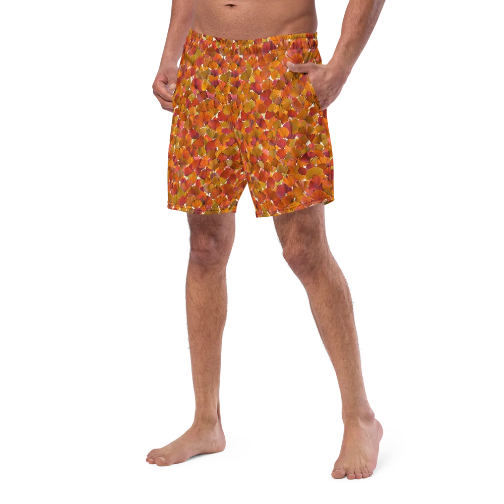 Autumn Fanfall on Swim Trunks — Left Front