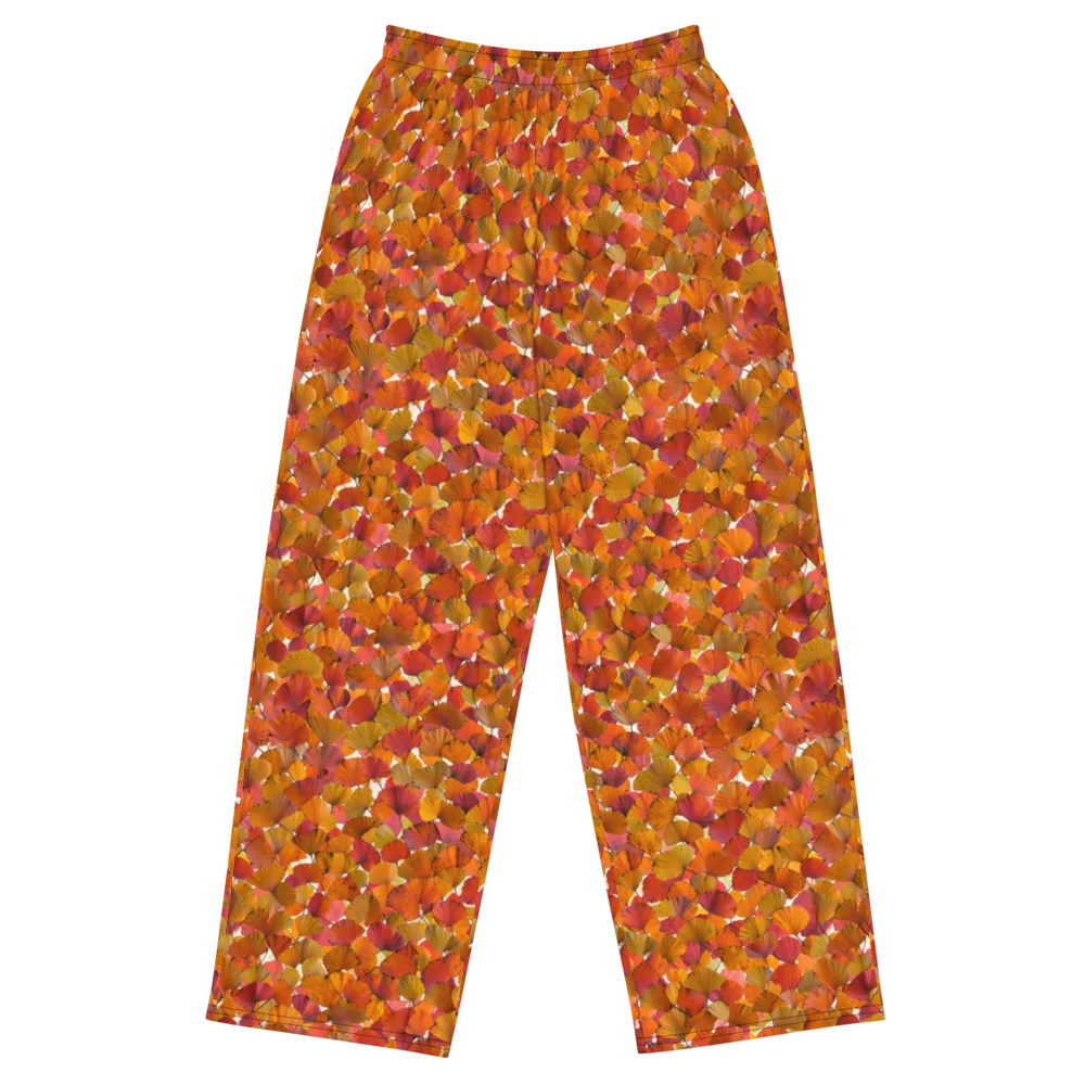 Autumn Fanfall on Wide-Leg Pants — Front
