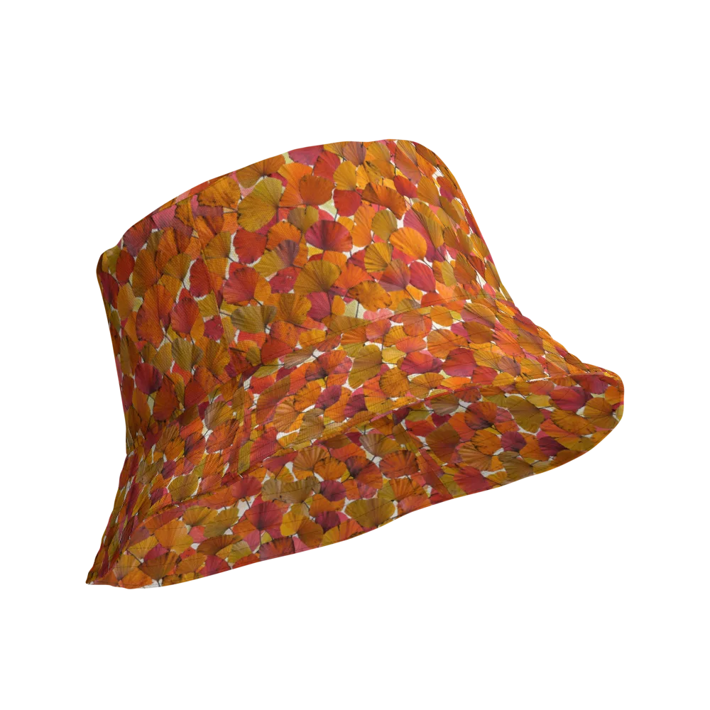 Autumn Fanfall on Reversible Bucket Hat — Product details Outside