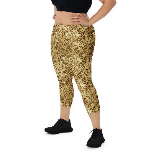 Gilded Baroque on a Capri Leggings