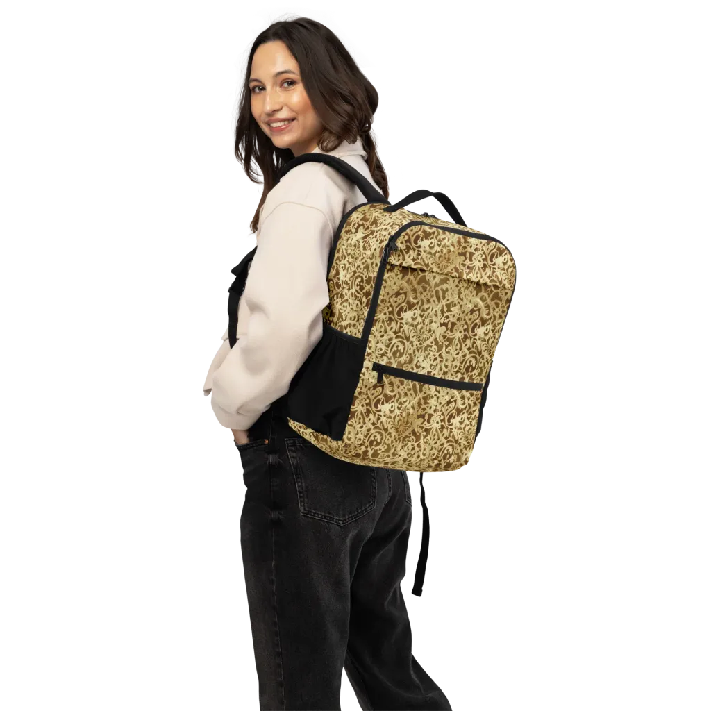 Gilded Baroque on Utility Backpack — Back