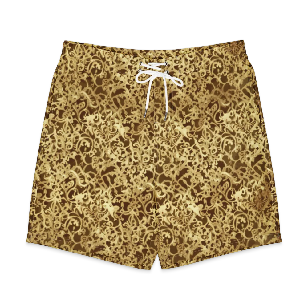 Gilded Baroque on Men's Board Shorts — Front