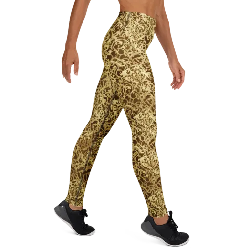 Gilded Baroque on a Yoga Leggings