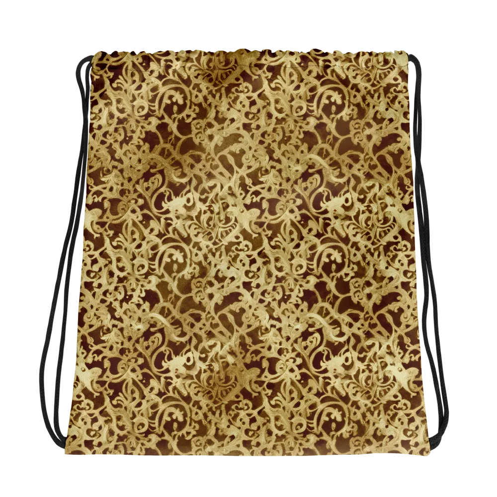 Gilded Baroque on Drawstring Bag — Photo