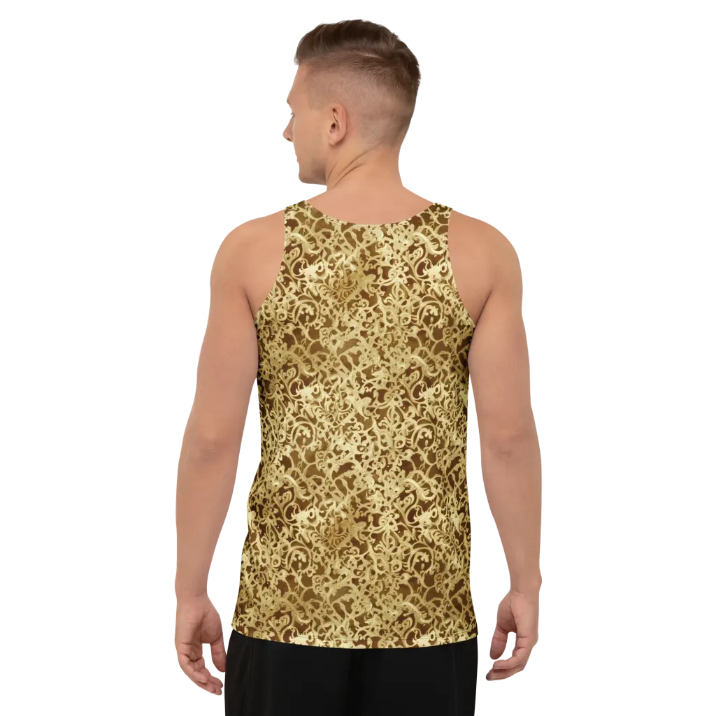 Gilded Baroque on Men's Tank Top — Back