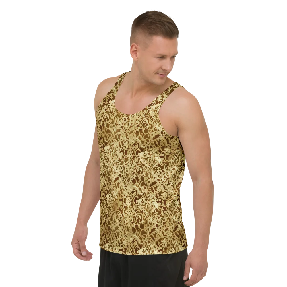 Gilded Baroque on Men's Tank Top — Left Front