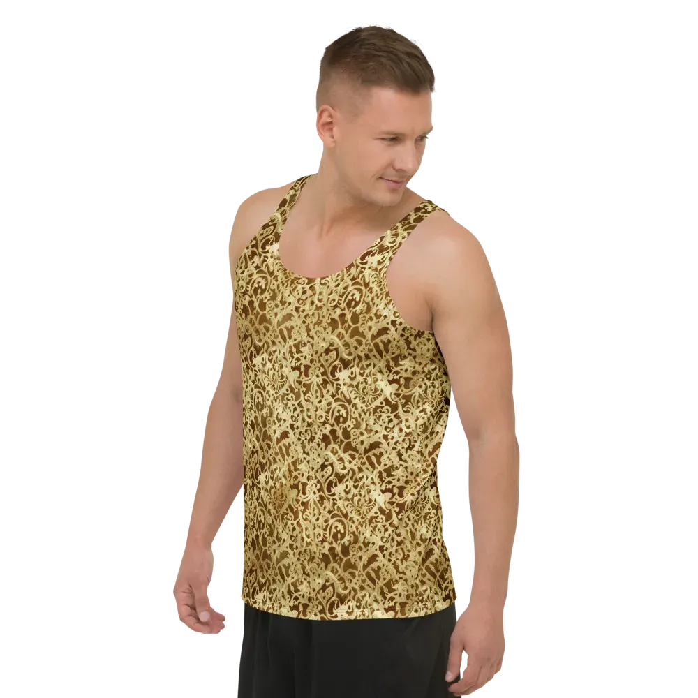 Gilded Baroque on Men's Tank Top — Left Front